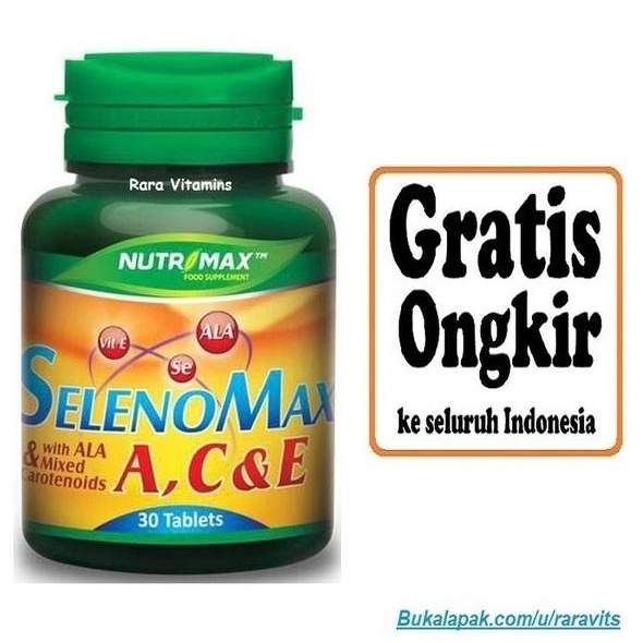 Nutrimax Selenomax Vitamin A C E 30 Tablets Multivitamin Daya Tahan 28Eh1N6Na7