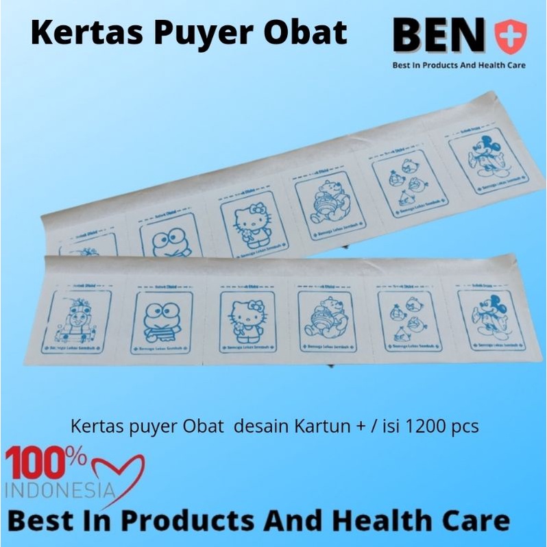 kertas Puyer Karakter Kartun