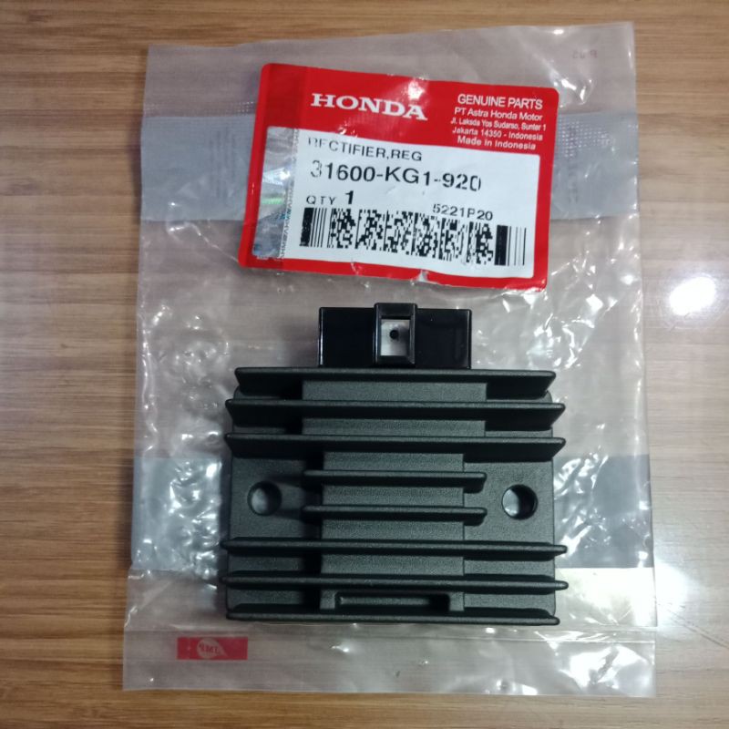 KIPROK REGULATOR MEGAPRO NEW MONOSHOCK TIGER LAMA NEW REVO ORIGINAL ORI ASLI HONDA AHM 31600-KG1-920