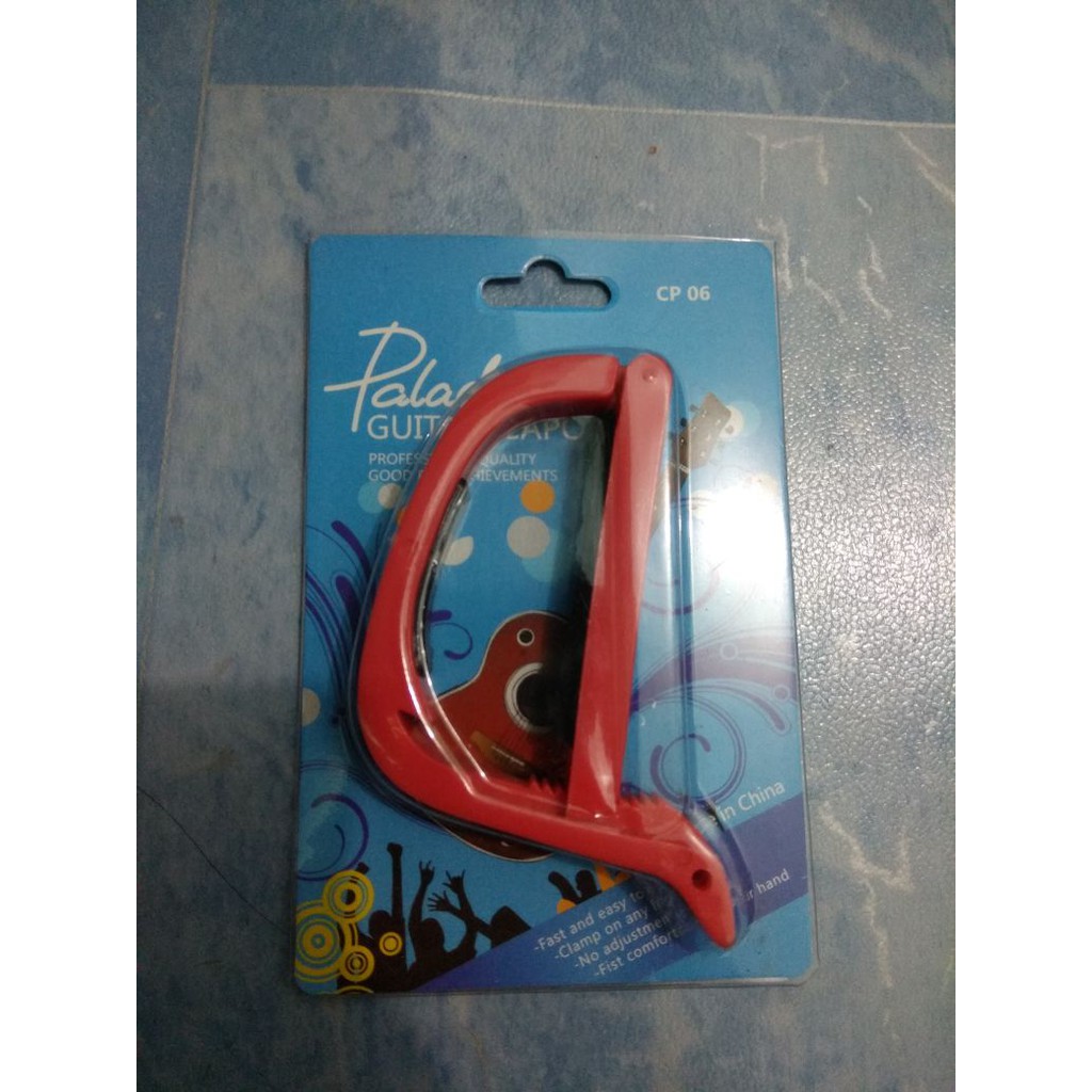 Capo Gitar dan Bass Akustik Elektrik Merk Cowboy Tipe AW-1005 Model D Alat Jepit Jakarta Murah