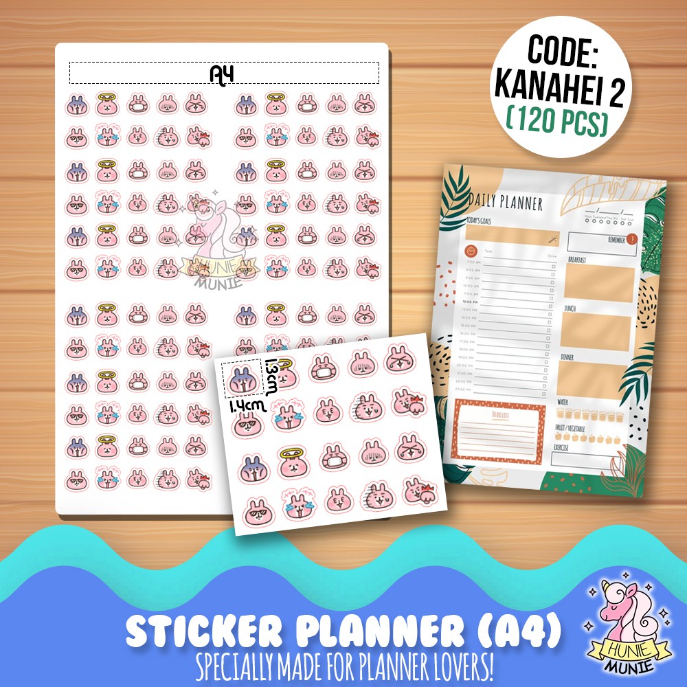 

Sticker Deco Planner - Kanahei #2 (120pcs) Stiker