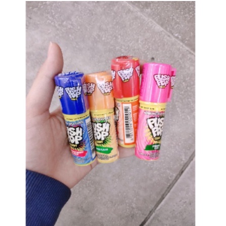 

PUSH POP CANDY PERMEN lipstik STIK LOLIPOP / Permen Push Pop Bentuk Lipstick 20g PERMEN BOLPEN / PERMEN STIK / PERMEN JADUL