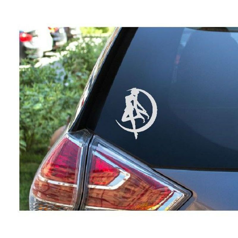 Sticker Mobil Laptop Koper Sailor Moon Anime Cartoon Car Notebook