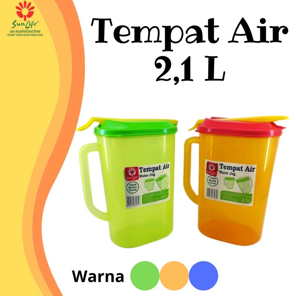 Jual Teko Sunrise 21liter Teko Yoyo 22liter Teko Plastik Teko Trasparan Water Jug Ceret Air 1268