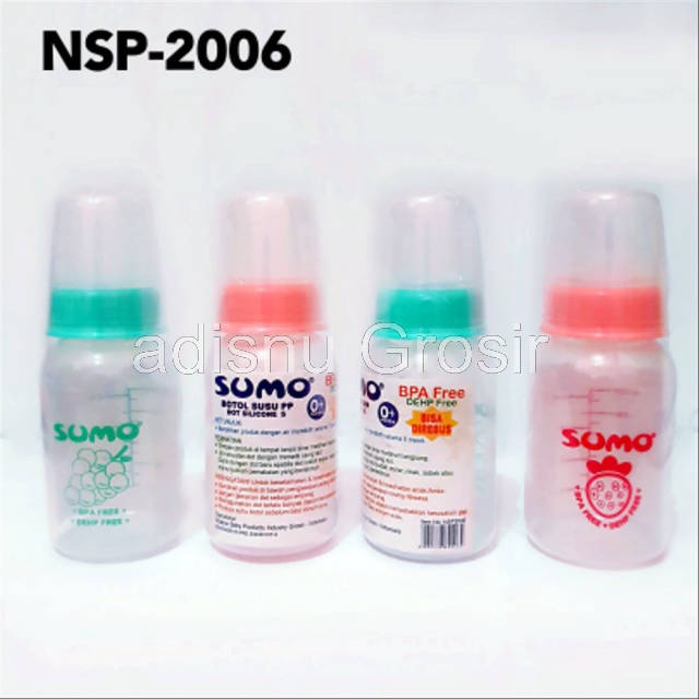 Sumo NSP Round Bottle by Ninio Botol Susu Bayi PP Dot Bulat