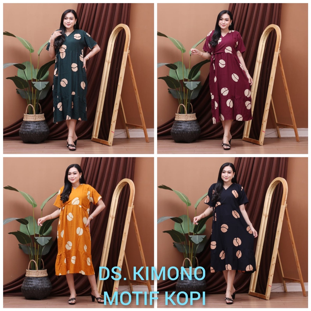 DRESS DASTER KIMONO || DASTER KIMONO || BUSUI FRENDLY || KIMONO MOTIF