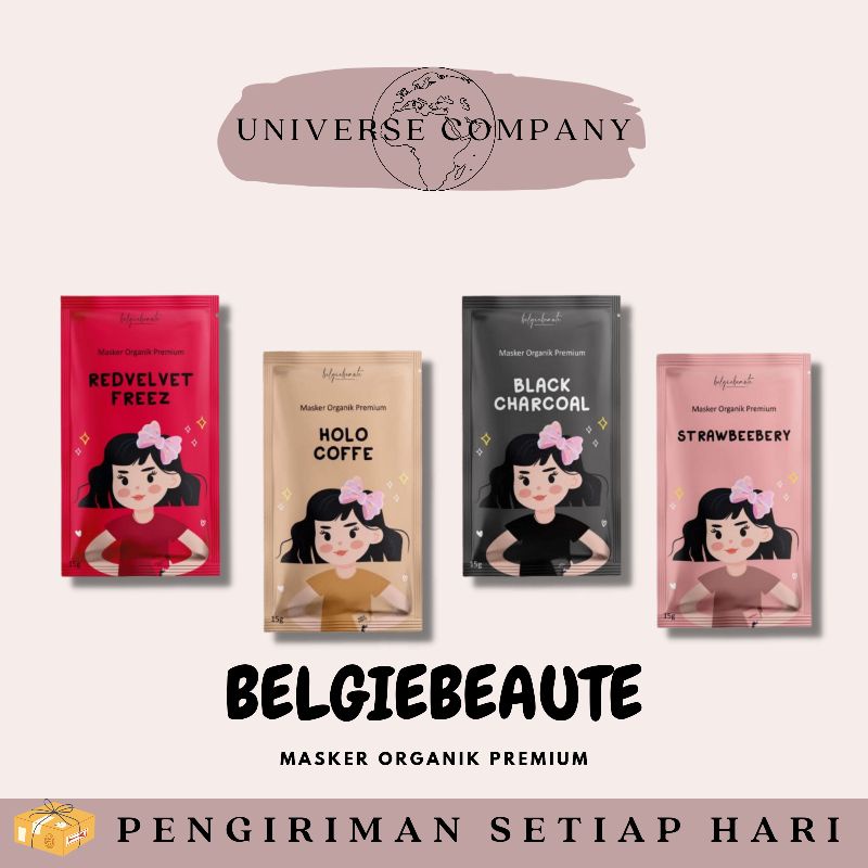 [UC] MASKER ORGANIK PREMIUM BY BELGIE BEAUTE