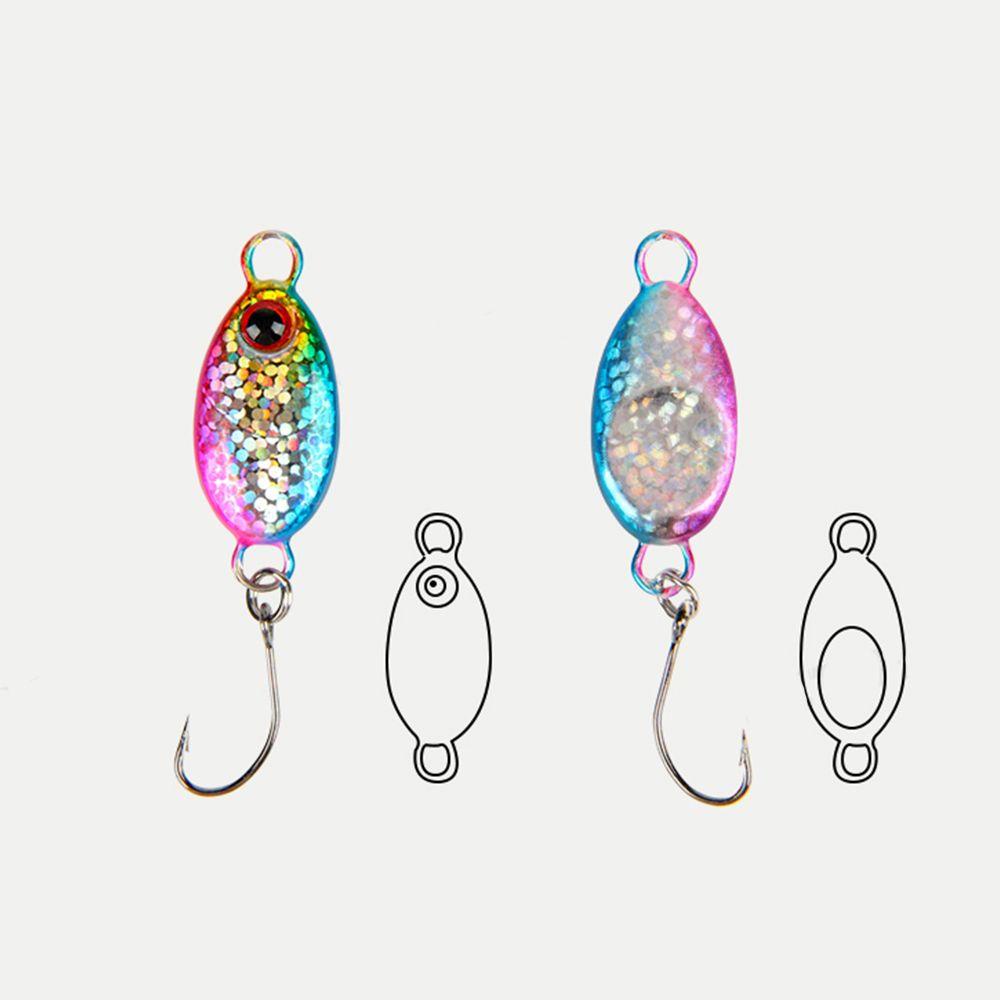 Top Fishing metal Lures Portable trout Sequin Noise Paillette Umpan Engkol