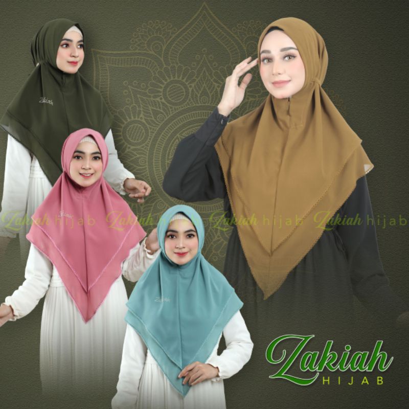 Khimar Ceruty SYIRIA Picot ori Zakiah