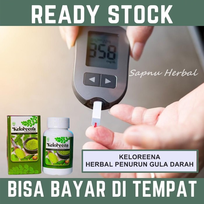 

KELOREENA Obat Diabetes Herbal - Penurun Gula Darah, Kencing Manis Alami 100% Original