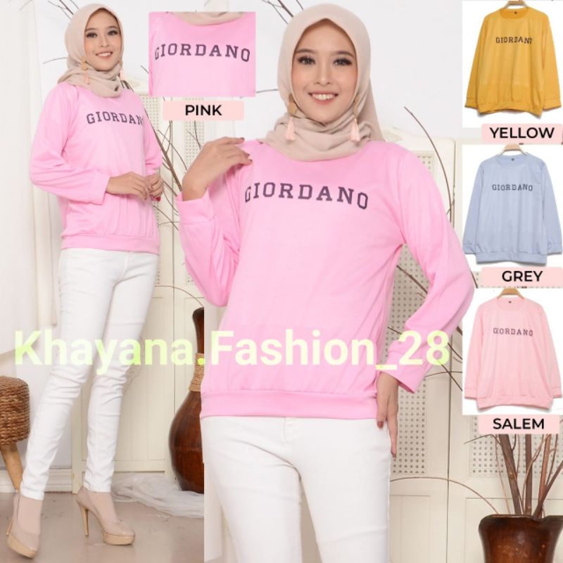 Atasan wanita / kaos lengan panjang/sweater wanita