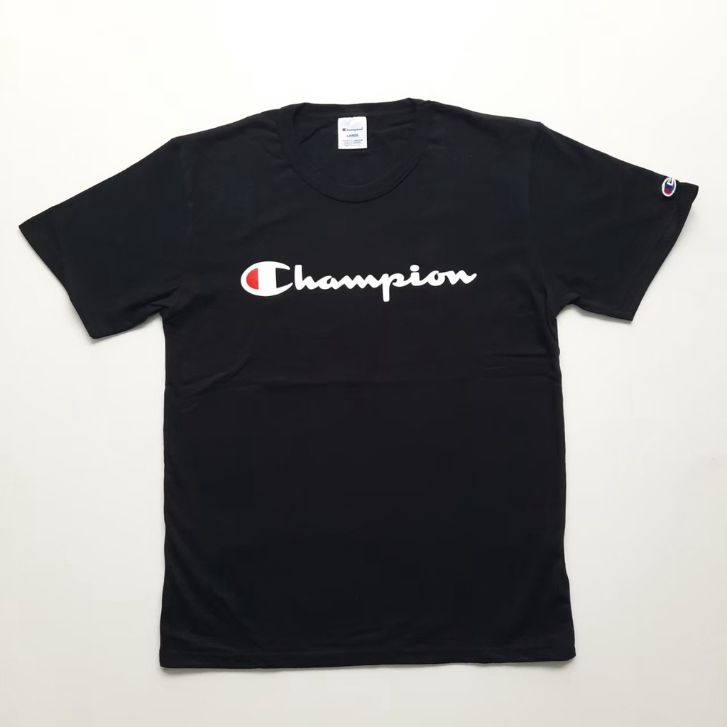 Tee Champion Script Japan Market / Kaos Champion Original Baju Pria Wanita