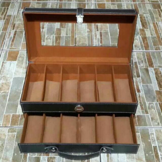 LV Mono Glasses 12 Box Organizer
