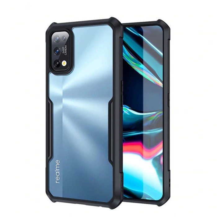 S/P- CASING Case Realme 7 Pro Thin Shockproof Transparent Hard Back Corners Slim CASE SP