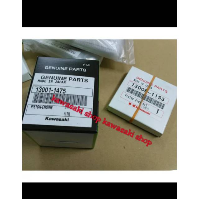 seher ninja R RR B75 dan ring seher ninja original kawasaki