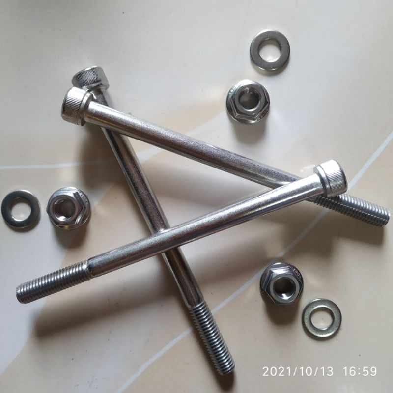 Baut Mounting Gantungan Mesin Jupiter Vega Asli Stainless