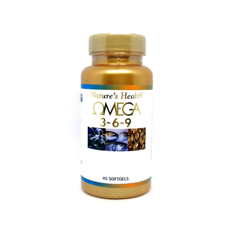 nature's health omega 369 minyak ikan 45 softgels