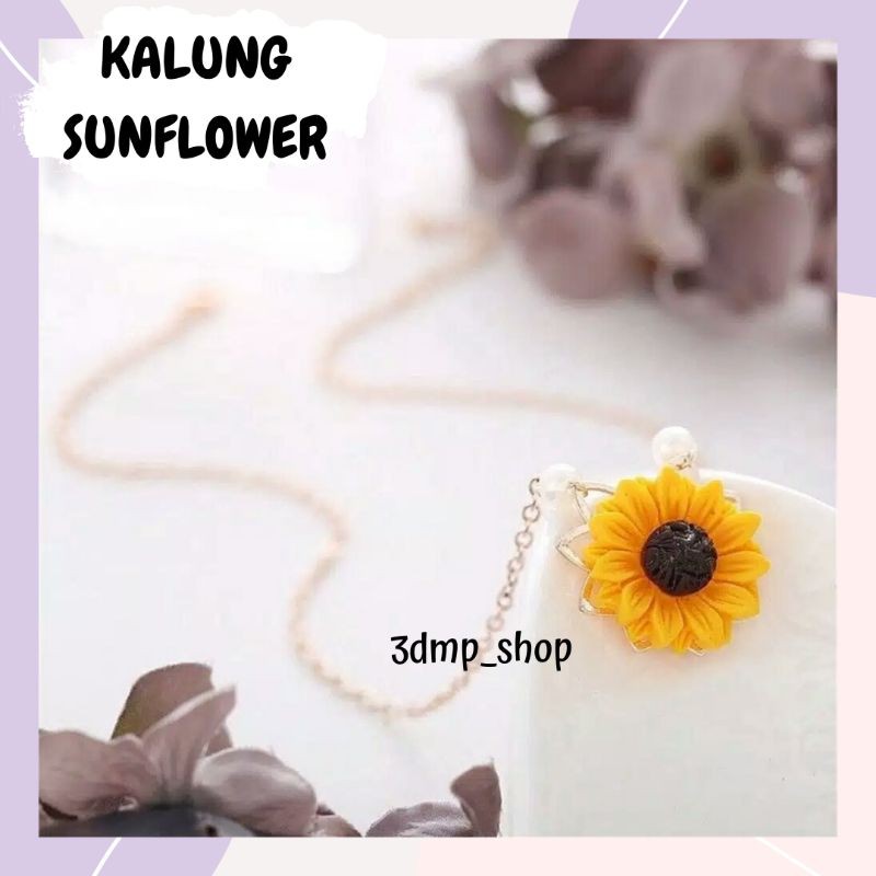 Kalung necklace sunflower haechan matahari nct kpop dream 127 2020