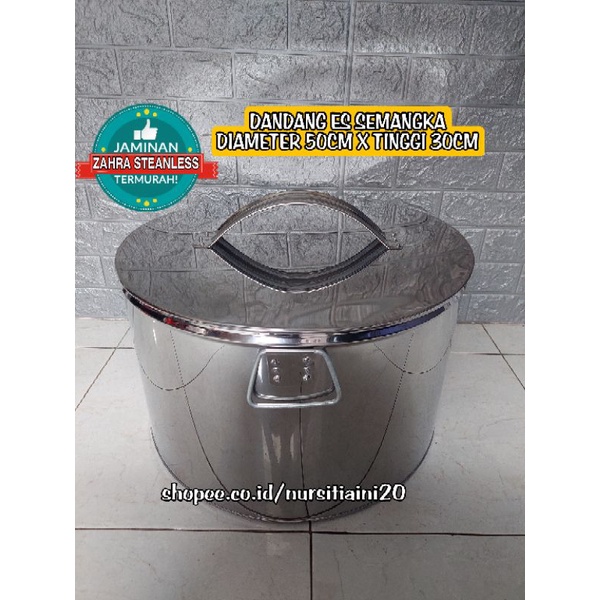 Dandang es semangka stainless 50cm / Dandang / Panci