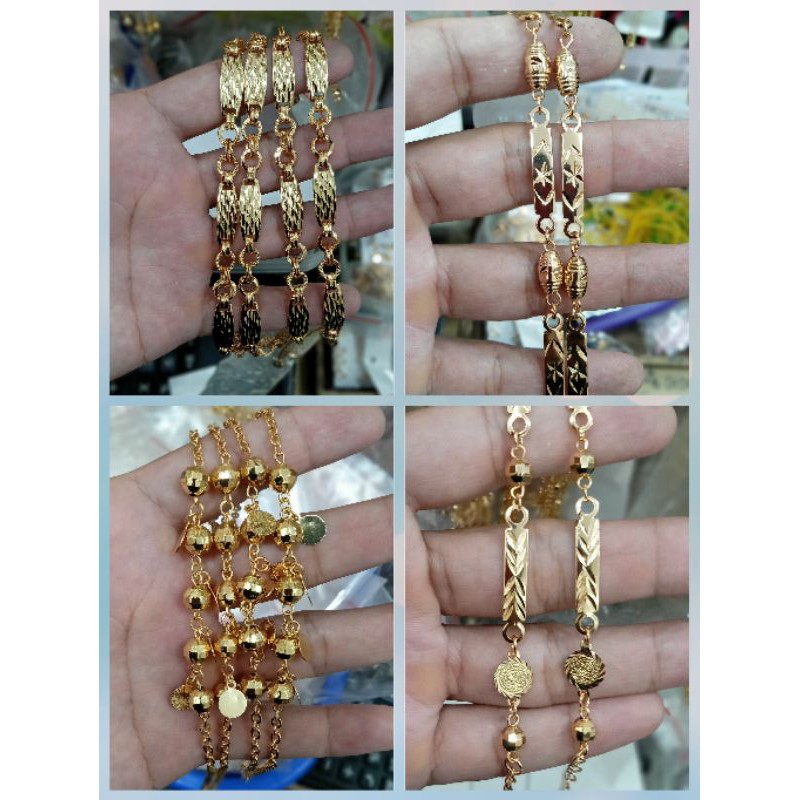 Gelang tangan wanita xuping berlpis emas 93C.