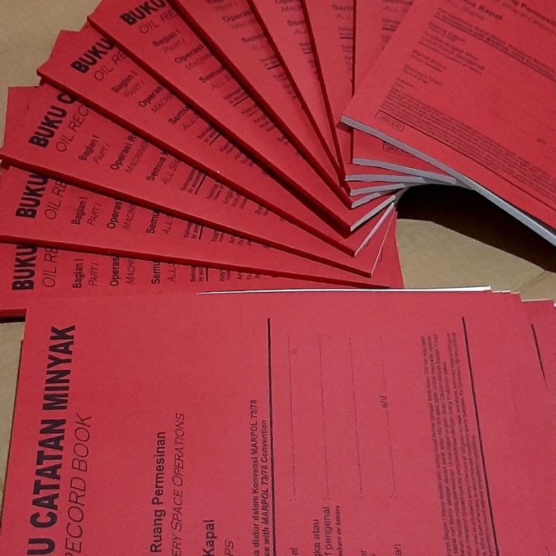 

Buku Catatan minyak / Oil record book