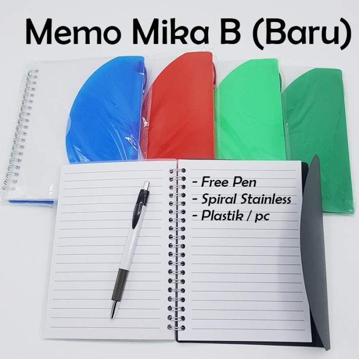 

Trendi Memo Garis Mika B (Baru) /Agenda With Pen Fashion Nable Hot Sale