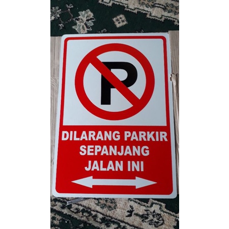 Rambu Dilarang Parkir