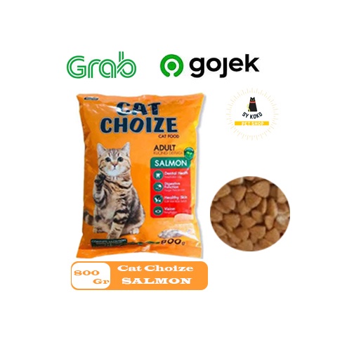 Cat choize salmon  Adult 800 gram Fresh Pack dry food Murah