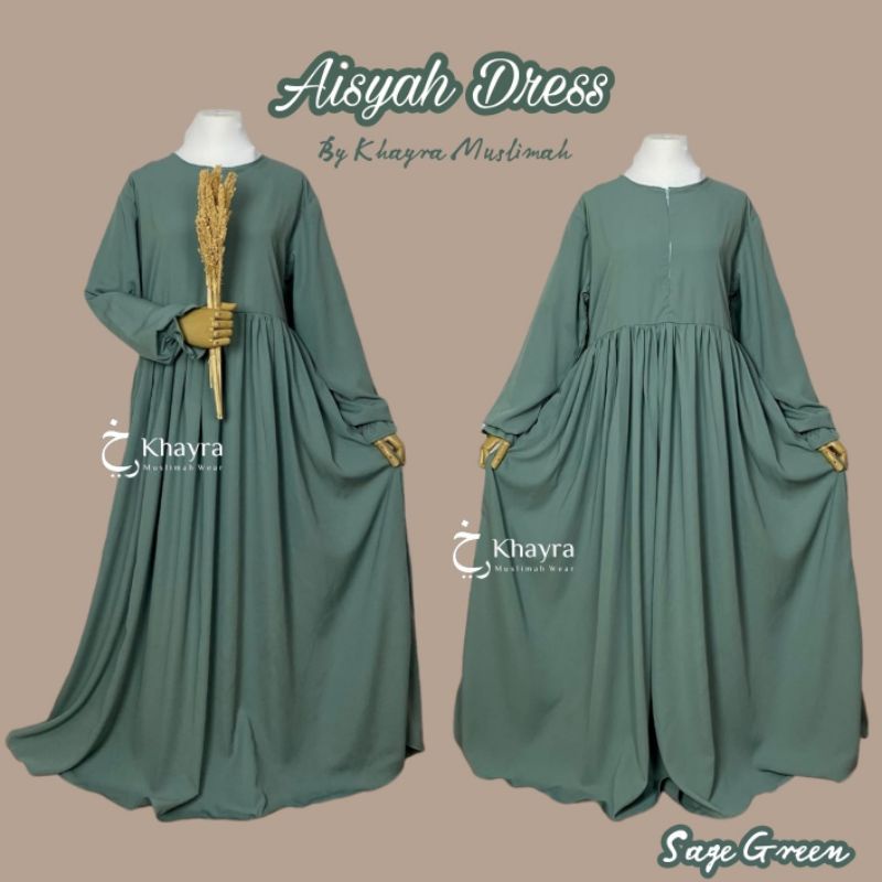 Aisyah Dress by Khayra Muslimah Wear
