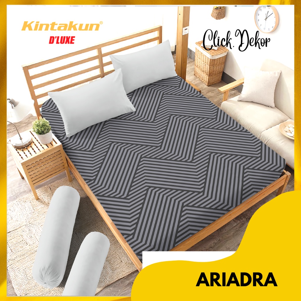 Sprei Kintakun Dluxe King - Sprei King ukuran 180x200 tinggi 20 cm Motif ARIADRA -  Sprei Cantik Mur