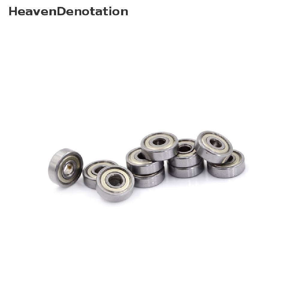 (Heavendenotation) 10pcs 625zz Miniatur Bola Bearing Radial Metrik Bahan Karet + Metal