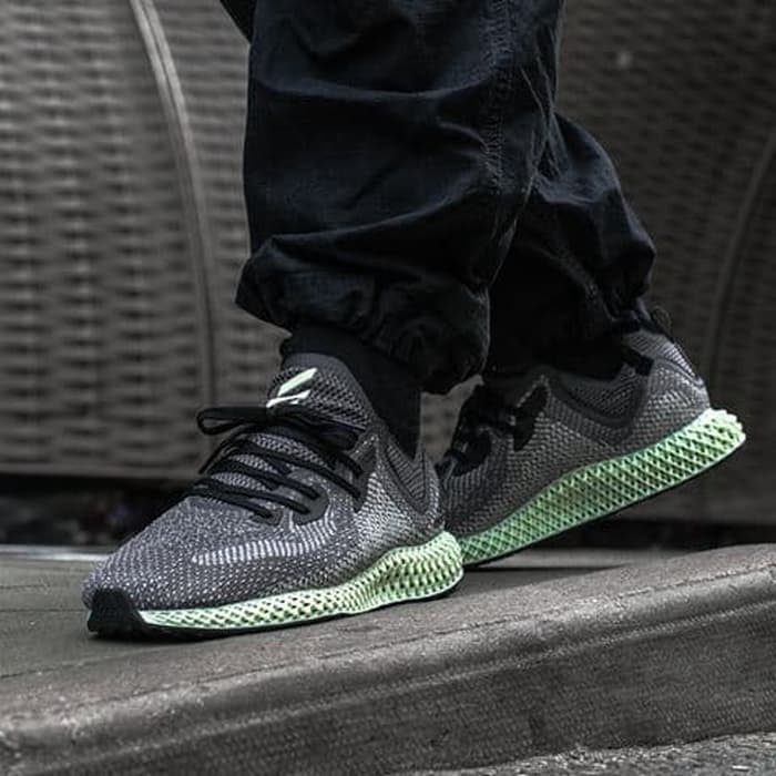 LIMITED Adidas AlphaEdge 4D AshGreen Men - COREBLACK/GREYAERO/ASHGREN