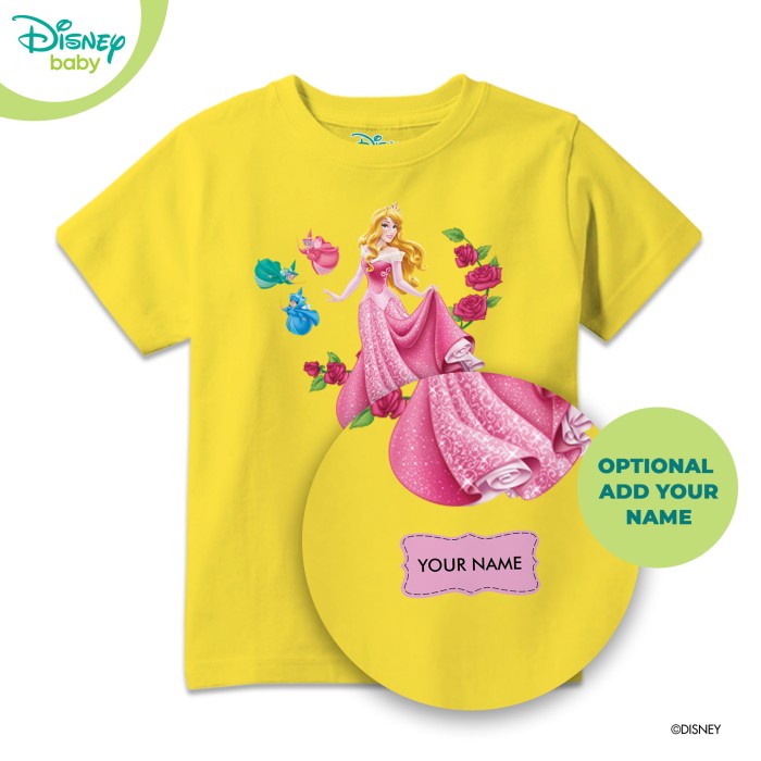 Disney Baju Kaos Bayi Aurora Bamboo Cotton DPC45