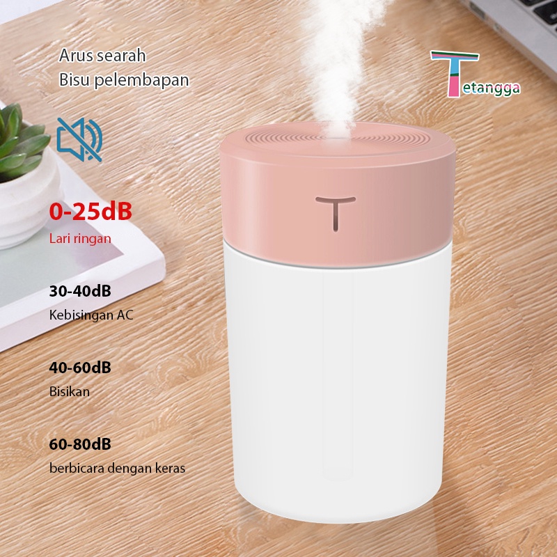 Humidifier Air Diffuser Purifier Humidifer For aroma In home office car night light 7 color pelembab