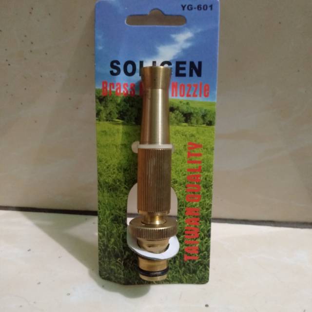 Semprotan air Kuningan nozzle cuci motor soligen