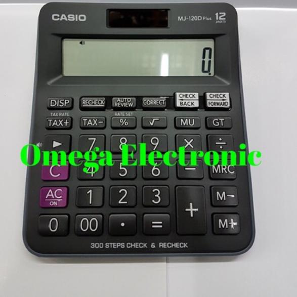 

Best! Casio DeskMJ-120D Plus - Kalkulator Meja Office check correct MJ 120D Plus 売
