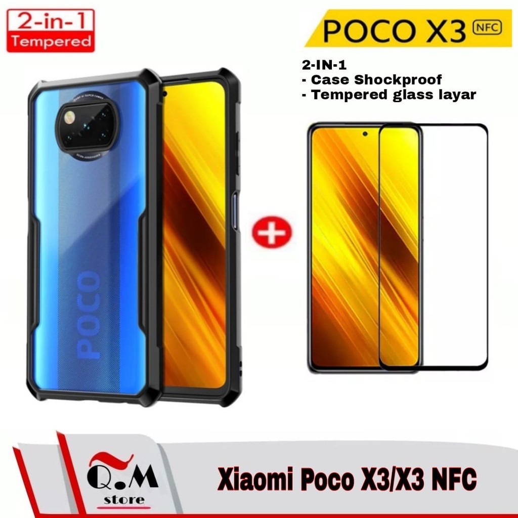 Case XIAOMI POCO X3 PRO /  Xiaomi Poco M3 Poco X3-X3 NFC Airbag Shockproof Transparent