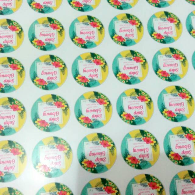 

Cetak stiker label vinyl A3 Diameter kurang dari 2 Cm