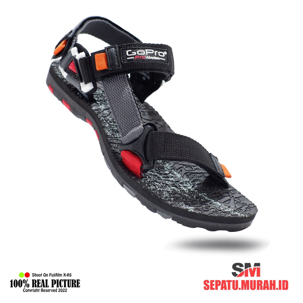 Sandal gunung pria dewasa sendal gunung cowok laki2 original go-pro mountblanc - tesla 39-43