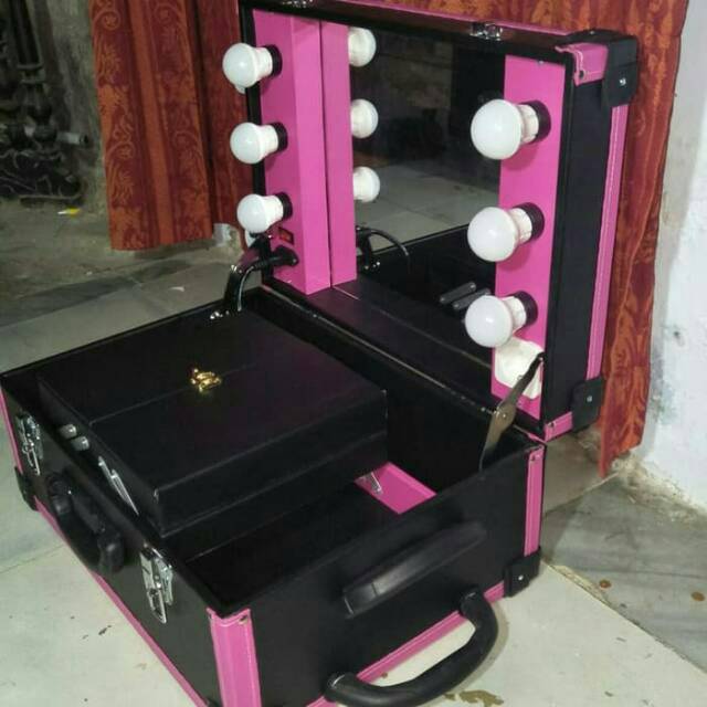 PROMO Beautycase lampu 50cm beauty case koper make up