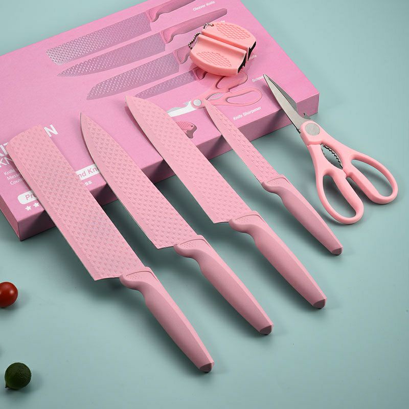 Premium (Mount) Pisau Set 6pcs Diamond / Premium Diamond Knife Set / Knife Set