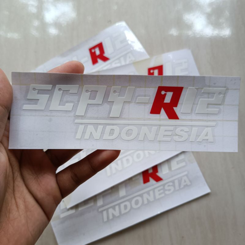 Stiker Sticker SCPY-R12 Indonesia