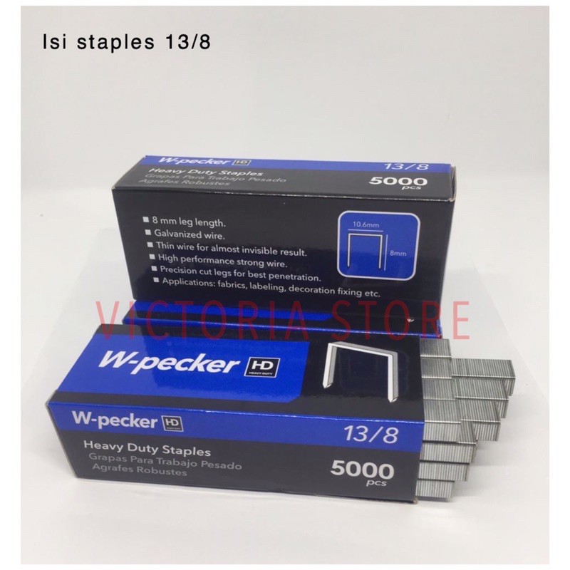 

ISI REFILL STAPLES TEMBAK 13/8 8mm // ISI STAPLES SOFA // ISI STAPLES KAYU