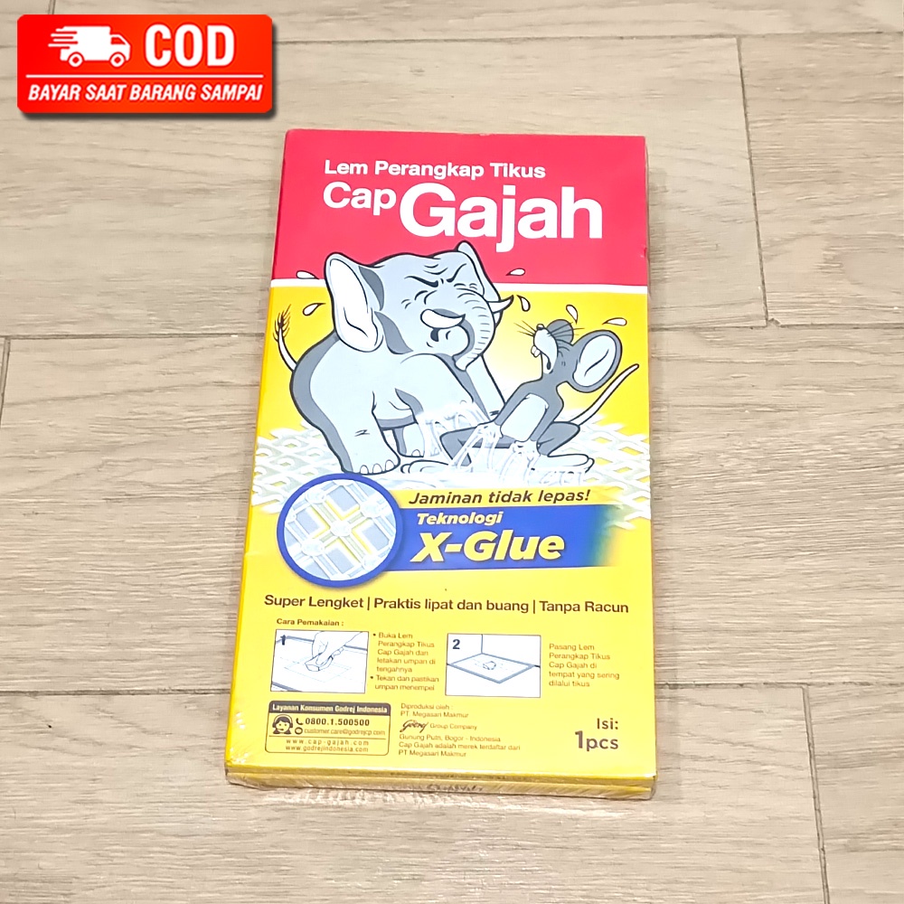 LEM TIKUS CAP GAJAH PAPAN / MOUSE TRAP CAP GAJAH / LEM TIKUS CAP GAJAH