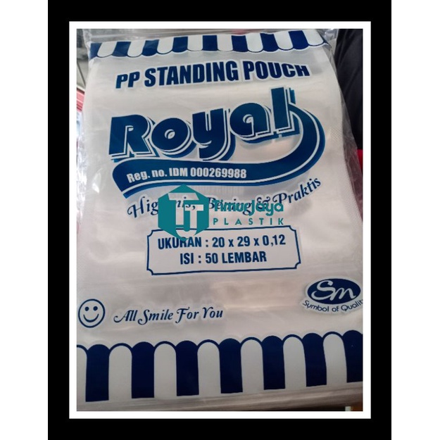 Plastik Standing Pouch 20x29