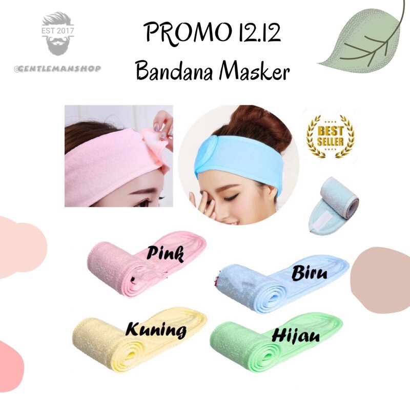 Bandana Masker / Headband / Bando Masker / Bandana Facial