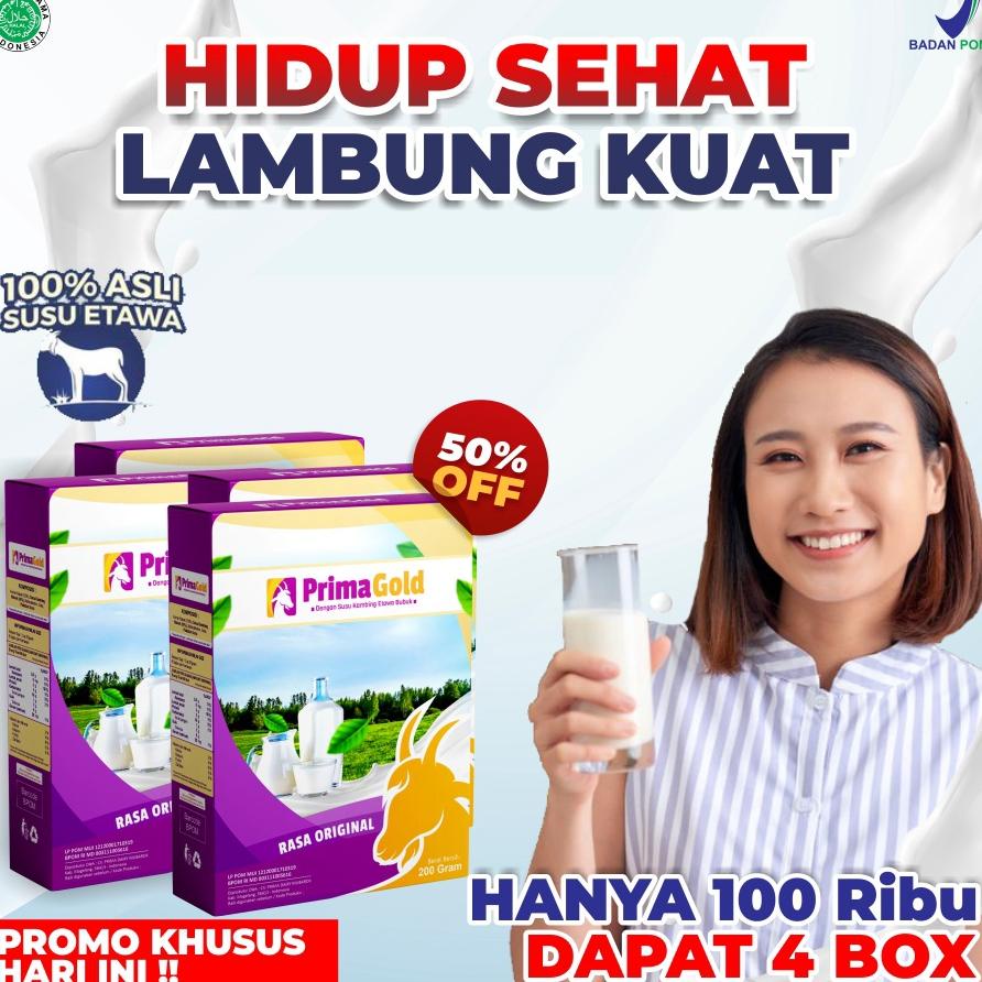 

[KODE V8D99] Susu Kambing Etawa 100% PRIMA GOLD