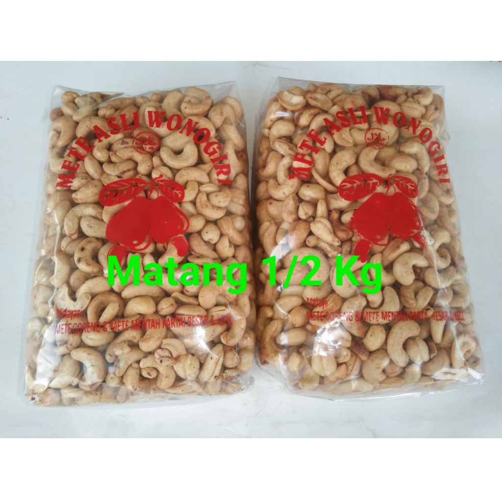 

GROSIR jual KACANG METE / MENTE / MADE matang 500gram ASLI WONOGIRI