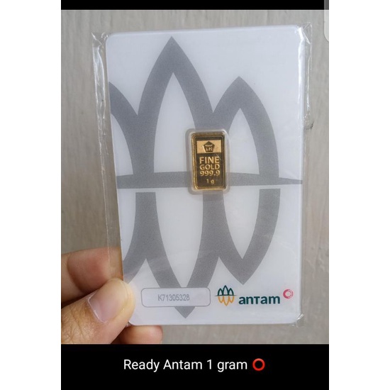 Aksesoris wanita original cantik dan tahan lama Fine Gold LM Emas antam Batangan 5 gram