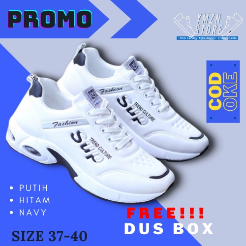Sepatu Spatu Cepatu Separu Seoatu Sepayu Sapatu Sipatu Sneaker Sneakers SUP Sport Santai Tali Fashio